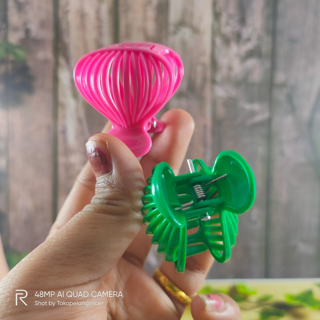 Jepit Rambut Mini Bahan Plastik untuk Perempuan Tokopelanginicer