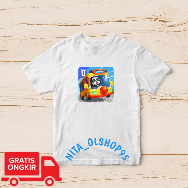 baju anak babybus , baju gambar babybus , baju anak laki laki , baju anak perempuan