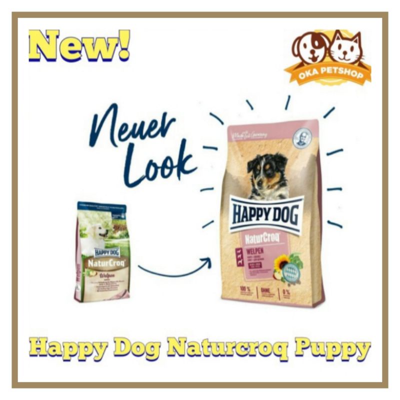 happy dog naturcroq puppy 4kg / makanan anjing happy dog naturcroq puppy 4kg