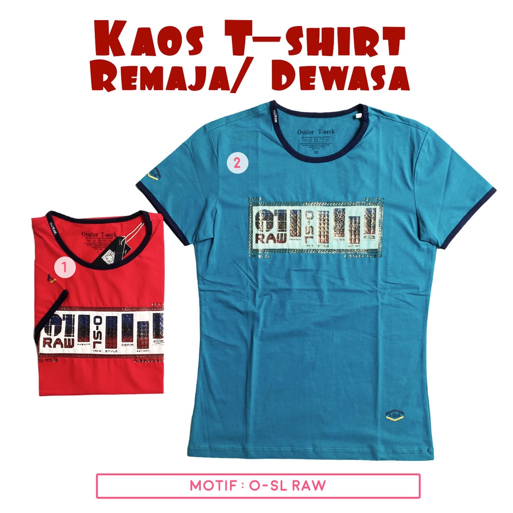 Kaos Osulor T-Shirt Dewasa / Remaja Cowok Laki Laki Pria Premium High Quality Import Nyaman