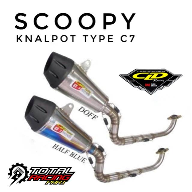 KNALPOT SCOOPY CLD C7