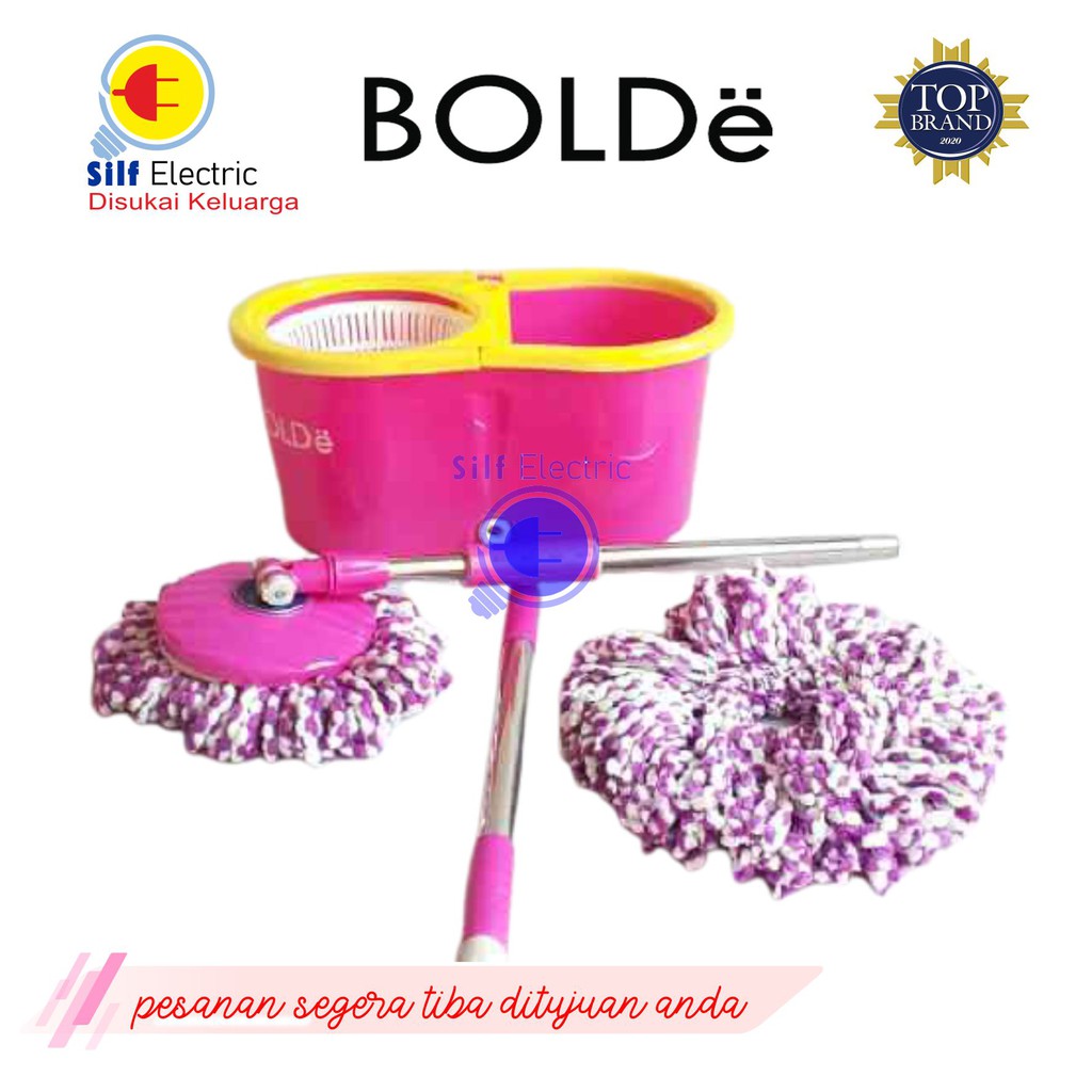 BOLDE Super Mop M 777 X + / Alat Pel Otomatis Dengan Ember 4 Liter / Bolde Mop M-777 X