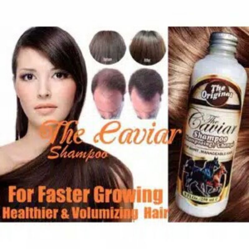 The Caviar Shampoo Caviar Ori BPOM Shampo Kuda Caviar Sampo Kuda Penumbuh Rambut Pemanjang Perawatan Penyubur Botak Rontok Rusak Bercabang Anti Ketombe Conditioner Bpom Original