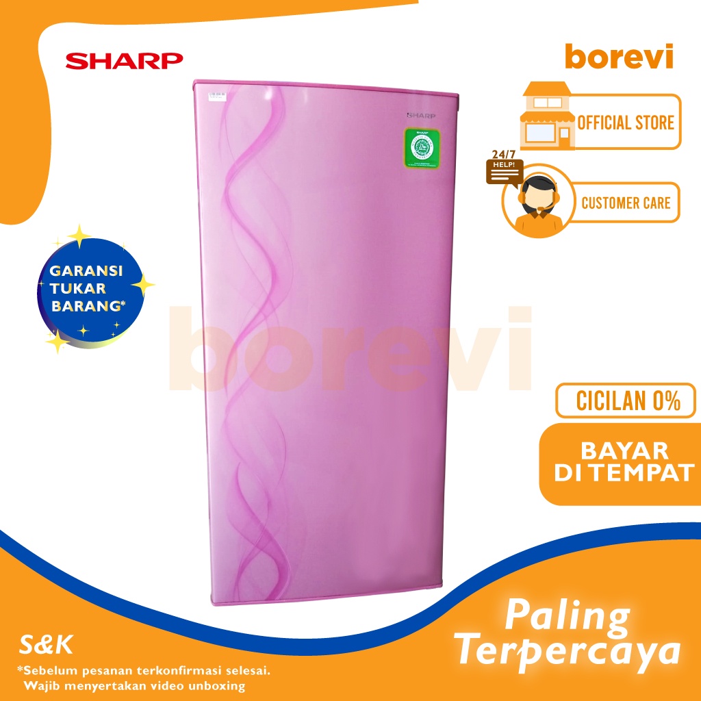KULKAS SHARP SJ N 182D / KULKAS 1 PINTU SHARP