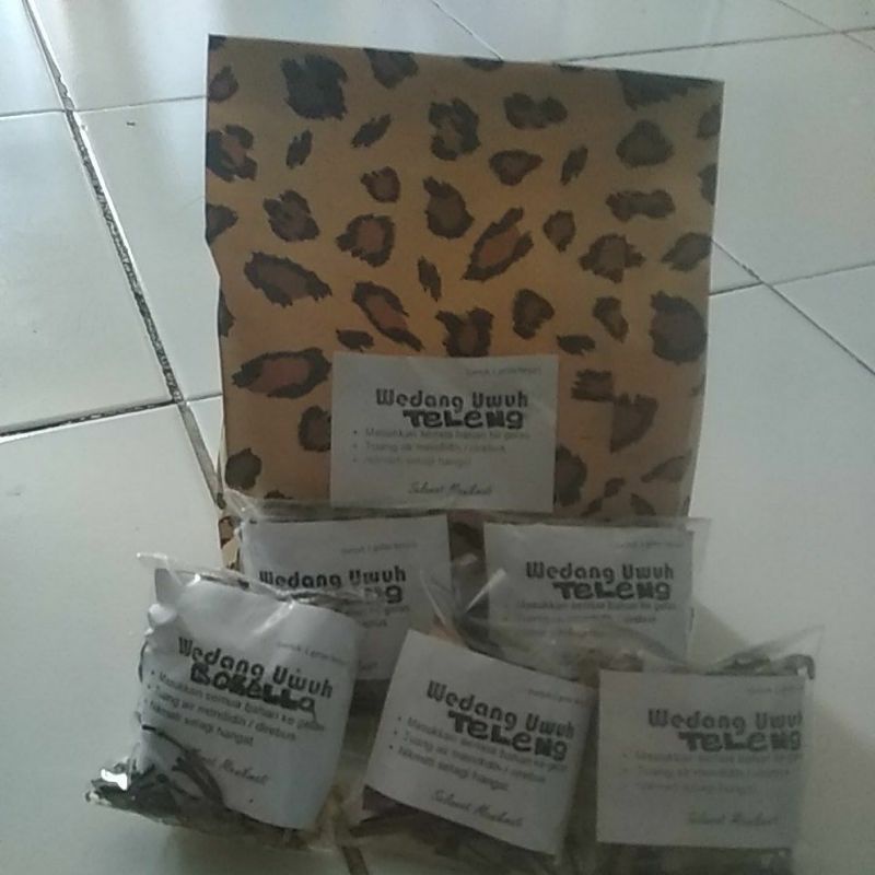 

Wedang uwuh kembang teleng (rempah")+gulabatu