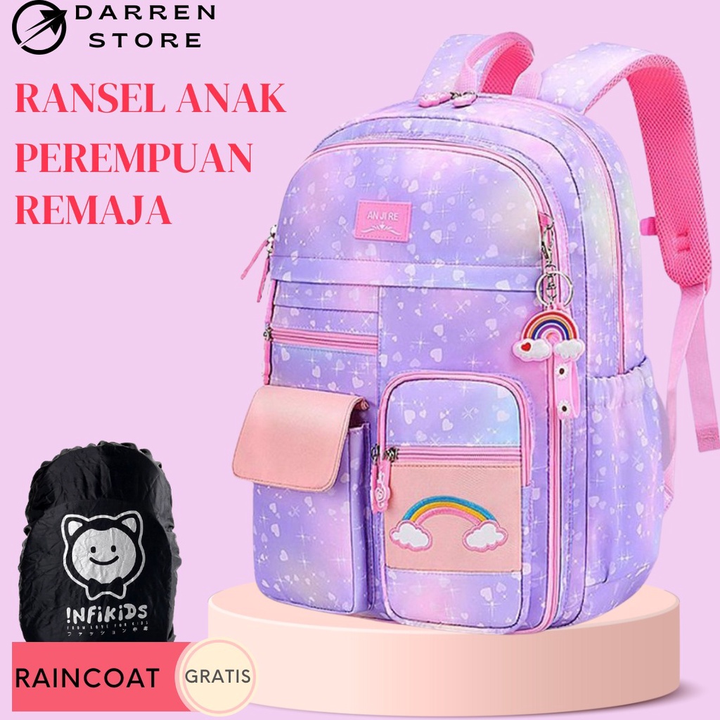 Tas Sekolah Anak Perempuan SD DS-R8002 Tas Anak Perempuan SD