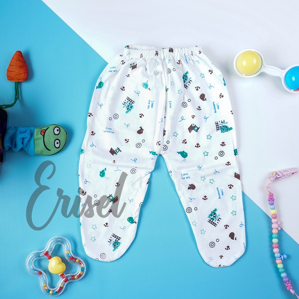 6 PCS CELANA BAYI TUTUP KAKI/CELANA KODOK/CELANA PANJANG BAYI BARU LAHIR