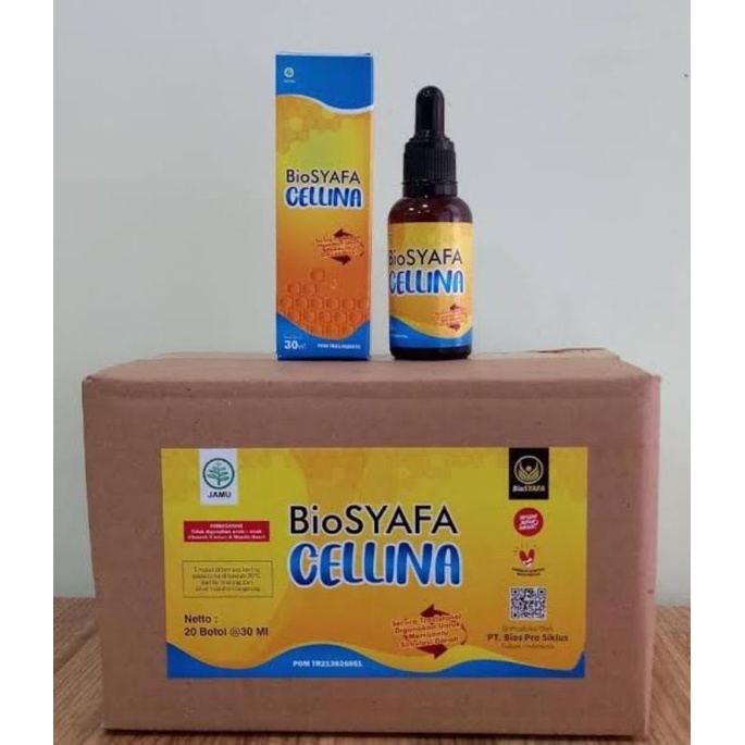 Biosyafa Cellina Madu probiotik Anak