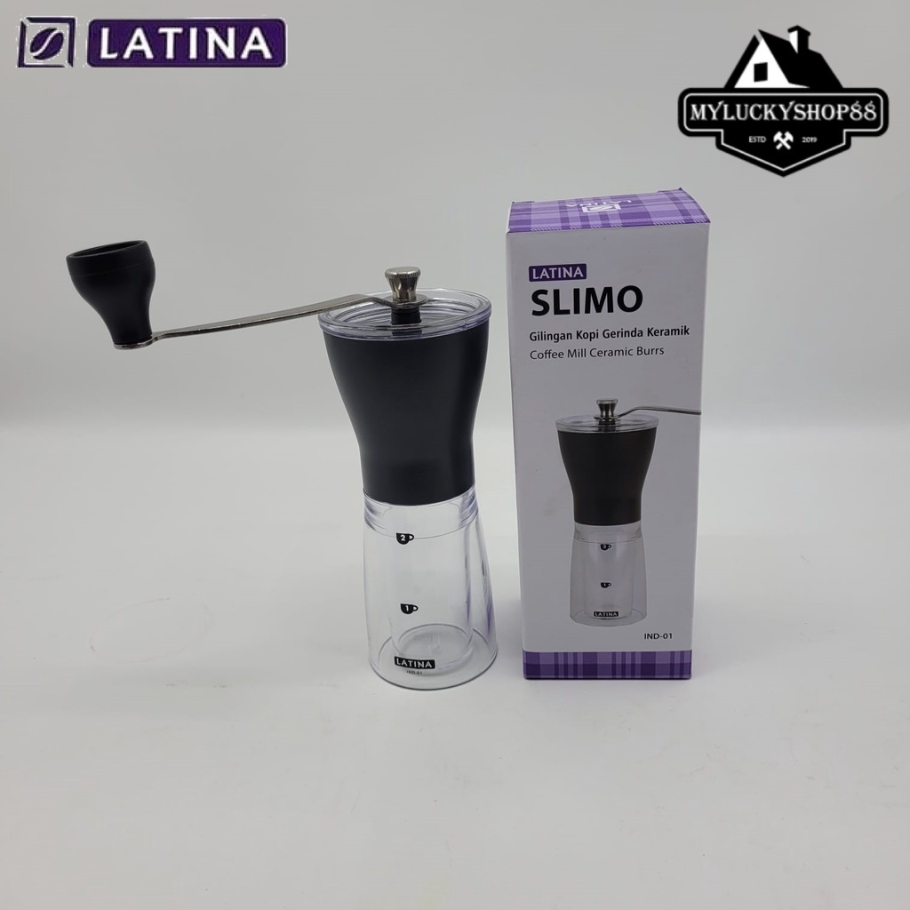 Latina Slimo Coffee Mill IND-01 Grinder Manual - Alat Giling Kopi