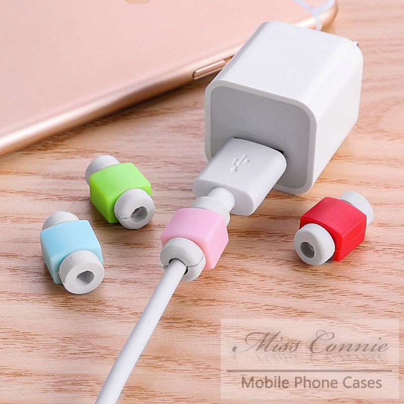 5pcs Pelindung Kabel Data / Charger USB untuk iPhone / Samsung / Oppo / Vivo / Xiaomi