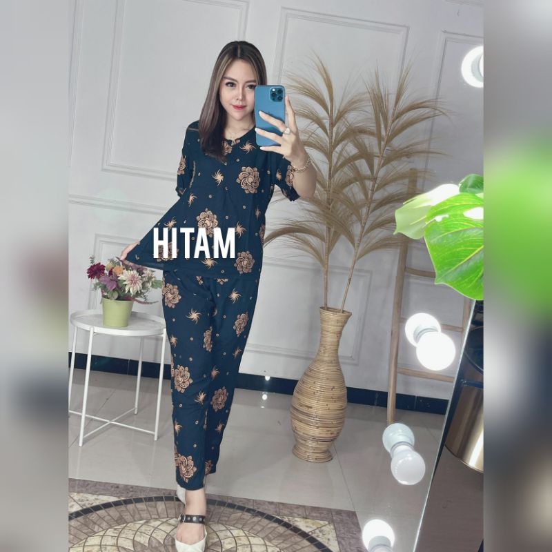BAJU PAJAMAS SETELAN ONE SET ONESET TIEDYE TIE DYE PAKAIAN TIDUR SETELAN WANITA PAJAMAS BAHAN KATUN RAYON BALI PREMIUM MODEL MOTIF TERBARU KEKINIAN 2021 MURAH KEKINIAN SET IMPORT VISCOSE PIYAMA KOREAN STYLE HIJAB LENGAN PANJANG TERBARU DEWASA JUMBO VIRAL-N