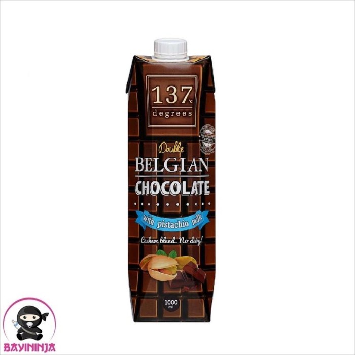

137 DEGREES Pistachio Milk 1000 ml - Chocolate T-Ninjabayi 01