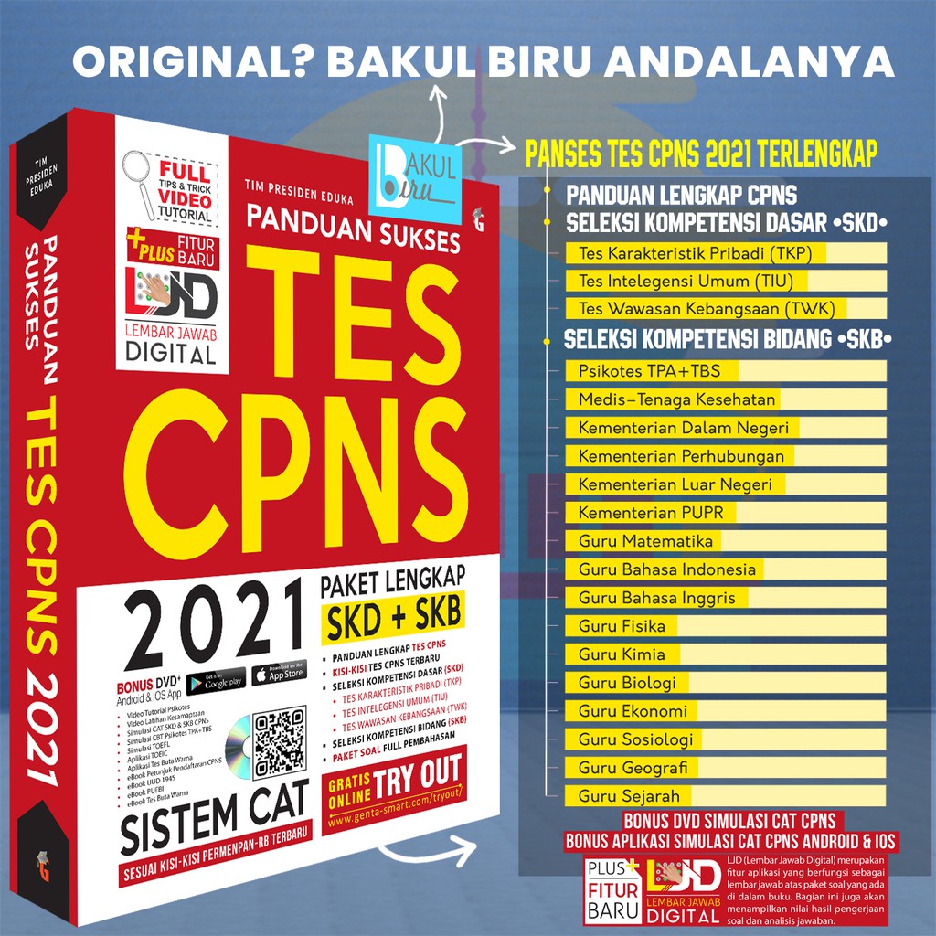 BUKU TES CPNS DAN BUMN PANDUAN SUKSES TES CPNS 2021