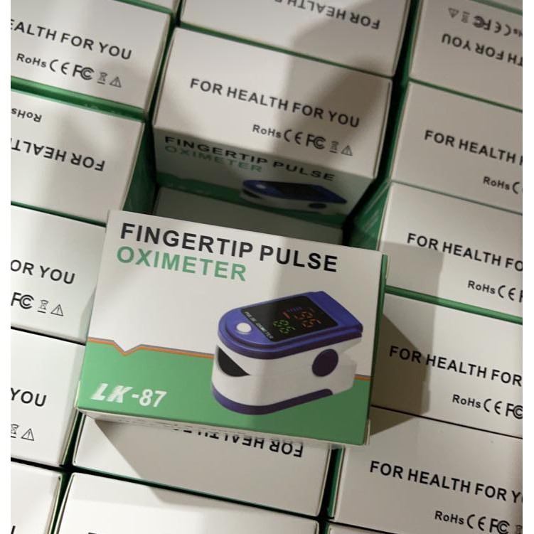 Fingertip Pulse Oximeter | LK87 Alat Ukur Kadar Oksigen dan Detak Jantung