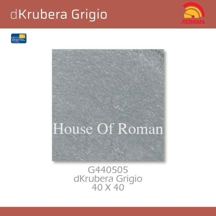 KERAMIK ROMAN KERAMIK dKrubera Grigio 40x40 G440505 (ROMAN House of Roman)