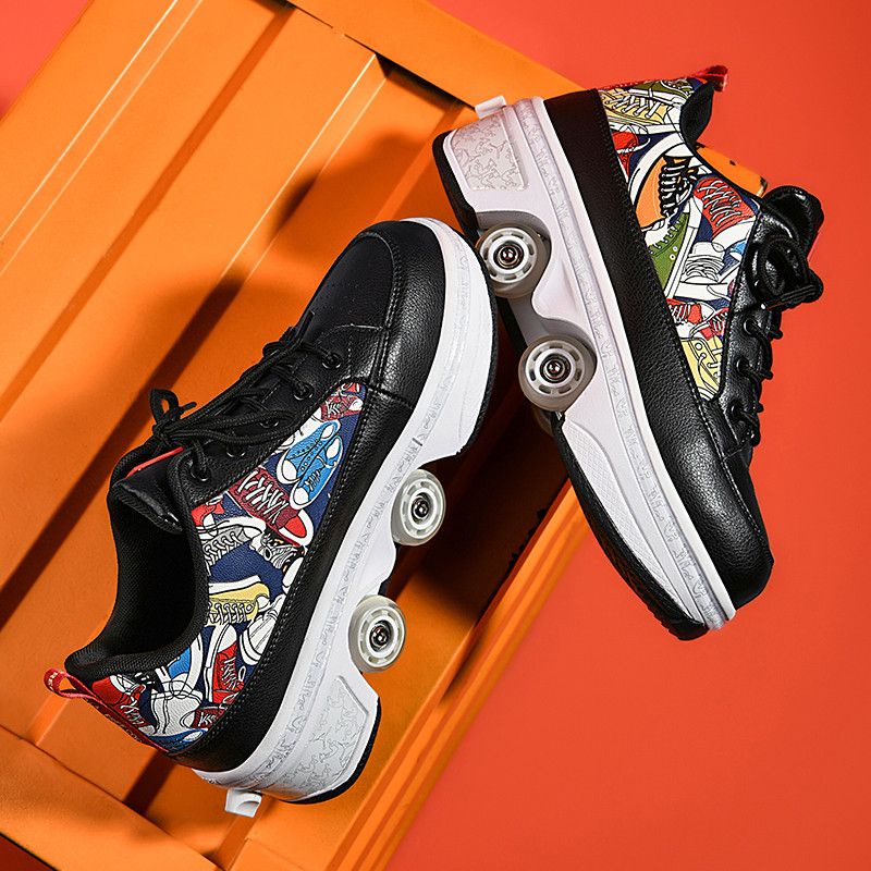 KICK ROLLER SHOES |ROLLERSHOES - SEPATU RODA TIKTOK |Sepatu Roda Empat viral