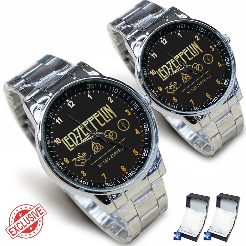 Jam Tangan Rantai Couple LED ZEPPELIN BAND - 2 (Awesome)