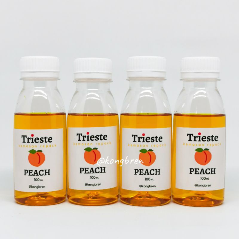 Sirup Peach Trieste 100 ml - Trieste Syrup Peach 100ml