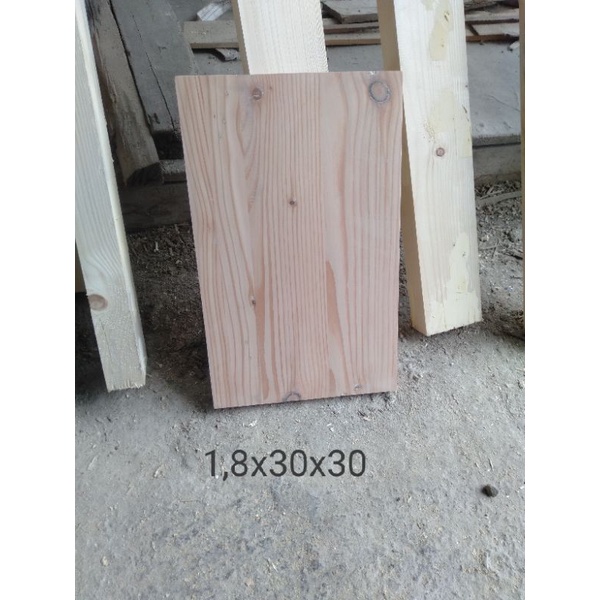 papan kayu jati belanda sudah amplas halus 4sisi siap pakai 1.8x30x30