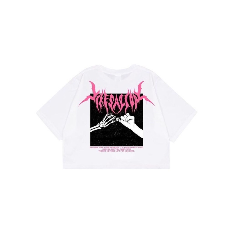 BEFAST - ZGW OOTD Kaos Crop AYA / Oversize Crop Promies (LD 106, P 43) / Atasan Kaos Terbaru 2022 / Crop Top Santai / Kaos Lengan pendek / Tshirt Hangout Wanita Kekiniaan / Termurah / Crop Top Terlaris