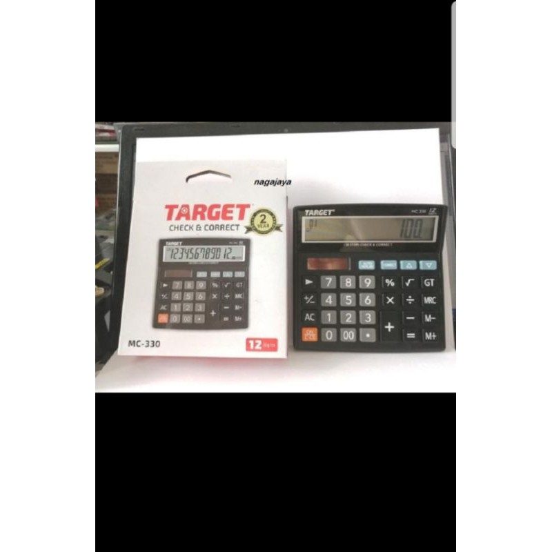 

Kalkulator TARGET MC-330 kalkulator 12 digit kalkulator dagang
