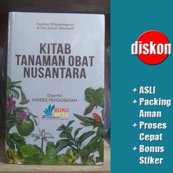 Kitab Tanaman Obat Nusantara Herlina Widyaningrum Shopee Indonesia