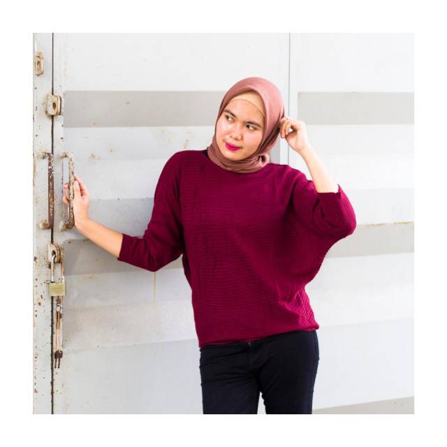 Zara Knit Sweater  Sweater  Rajut  Sweater  Kalong Loose 