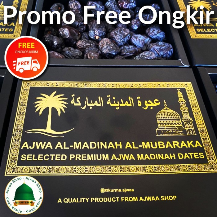 

Kualitas Terbaik - Kurma Ajwa Royal Black Premium Asli Madinah 1 Kg