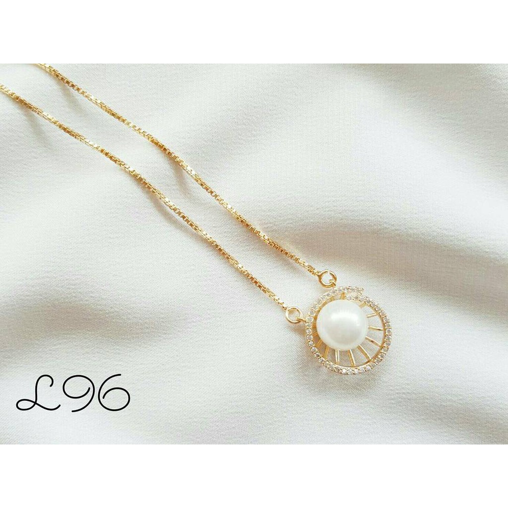 Kalung Wanita Mutiara - Emas L96