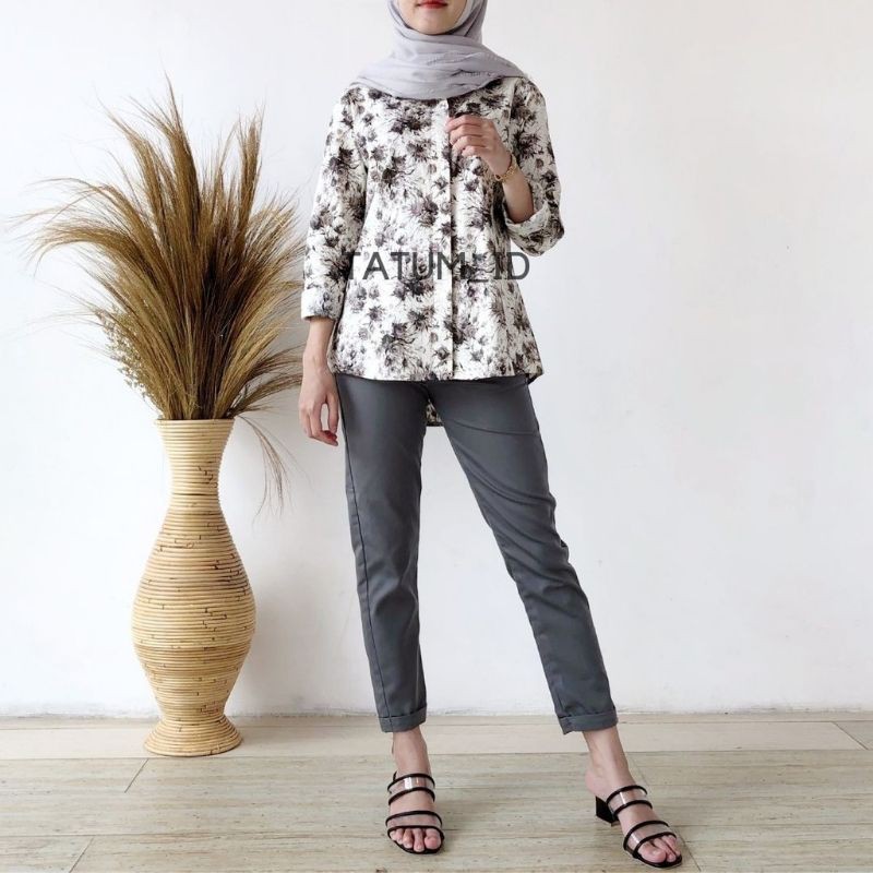 kemeja flower series by Tatum.id