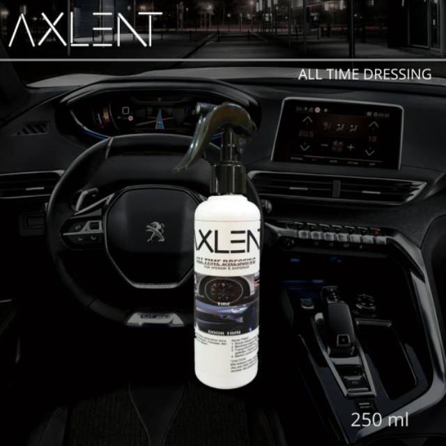 AXLENT ALL TIME DRESSING Penghitam Pengkilap Plastik &amp; Karet 250 ml