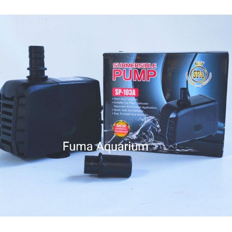 Sakkai pro SPA SP-103A Pompa Celup Filter Kolam Aquarium Aquascape hidroponik