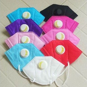 Masker KN95 Dewasa Dengan Katup Filter masker dengan katup filter