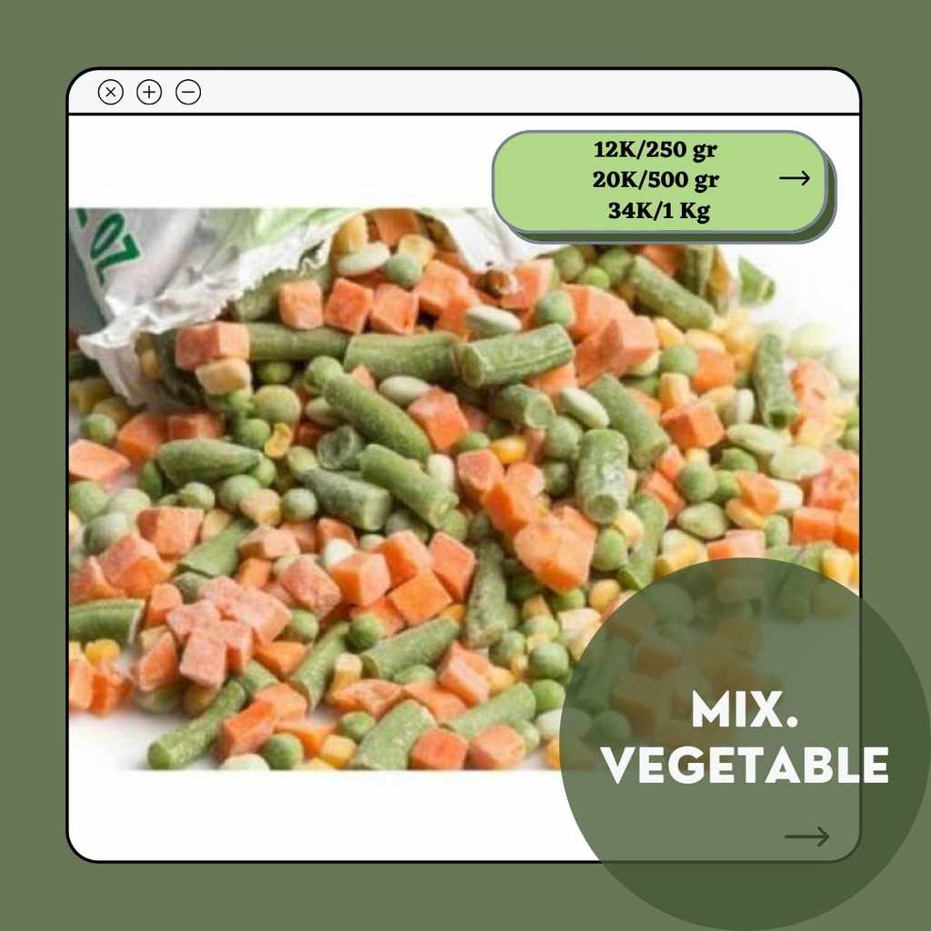 

FROZEN MIX VEGETABLE