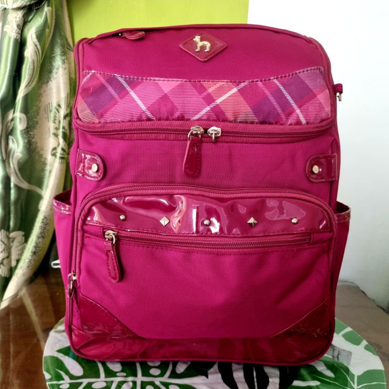 Tas Sekolah Ransel Bag Pack Original Brand Hazzys Preloved