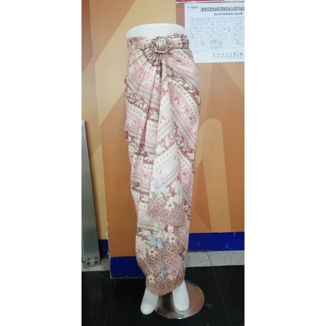 ROK LILIT + RING GESPER / KAIN LILIT BAWAHAN KEBAYA/ ROK BATIK / BAWAHAN BATIK MOTIF KUACI PINK DAN KUACI ABU