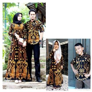 46 Model Baju Batik Couple Kombinasi Terbaru HD Terbaru