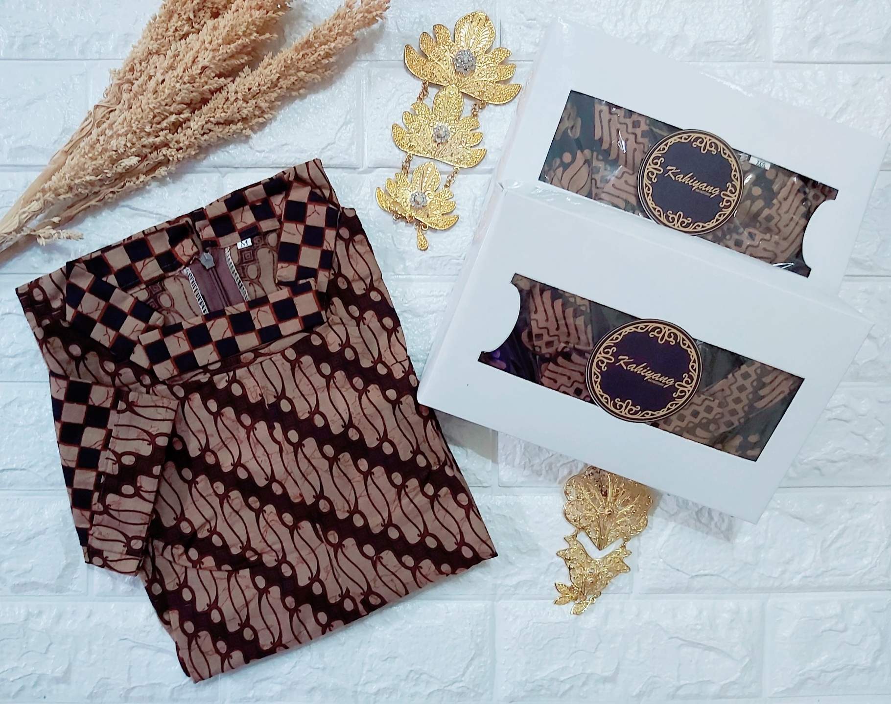 Atasan Dress Batik Wanita Sogan Seno Dsc04943