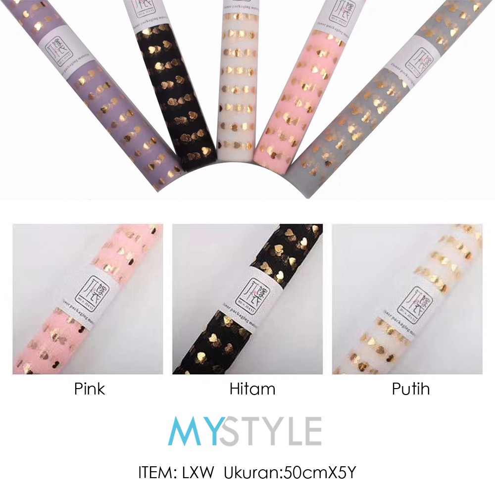 

MYSTYLE KERTAS KAIN BUNGA LXW (1 ROLL) FLOWER WRAP/ PEMBUNGKUS BUNGA WATERPROOF