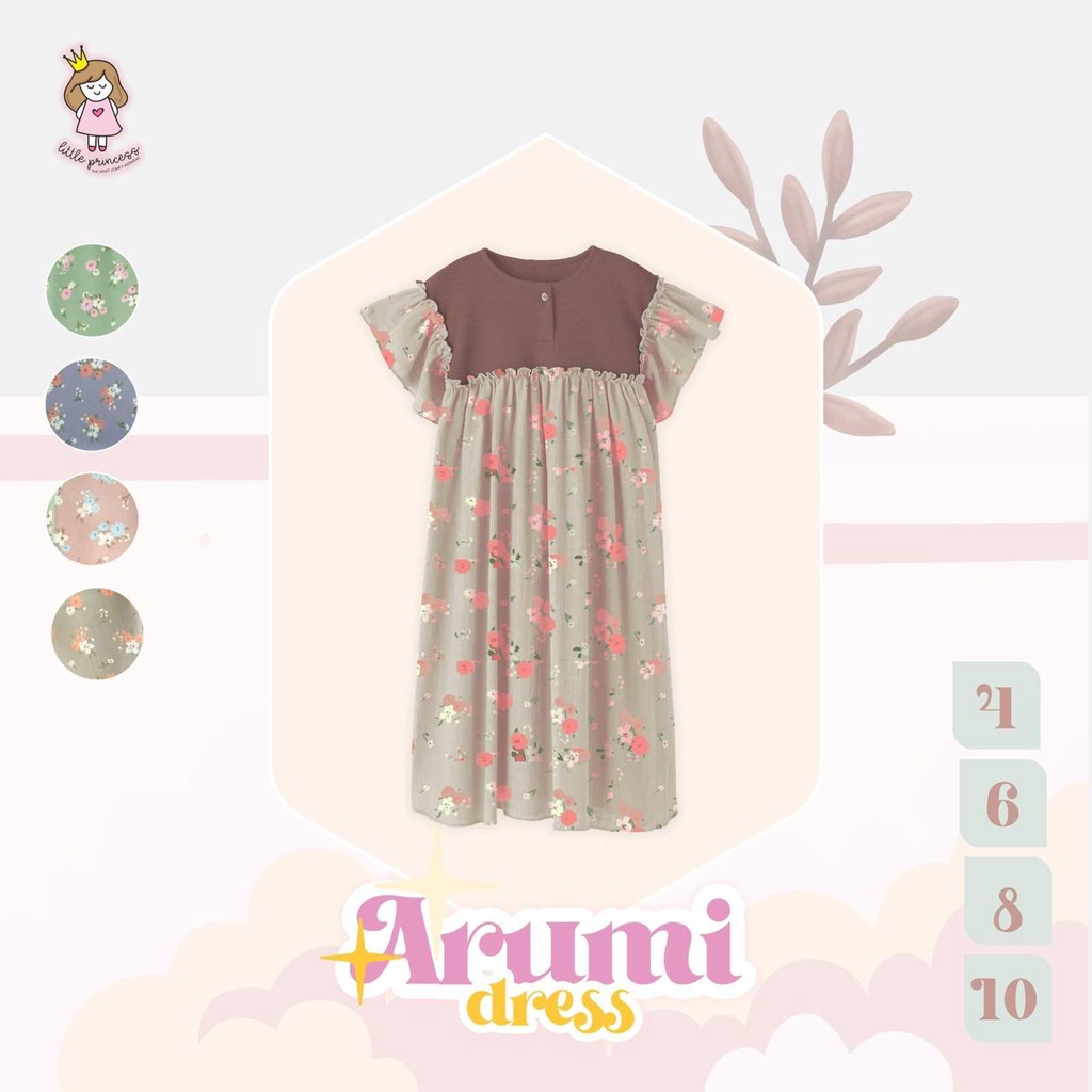 ARUMI DRESS by LITTLE PRINCESS