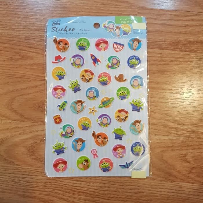 

Disney Toy Story Puffy 3D Sticker Stiker Anak Official Disney Original Sticker Japan Quality Disney
