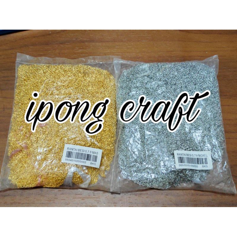 Bahan Rantai Kecil / Rantai Aksesoris /Rantai Masker/ Rantai Strap Masker / Bahan Rantai Meteran