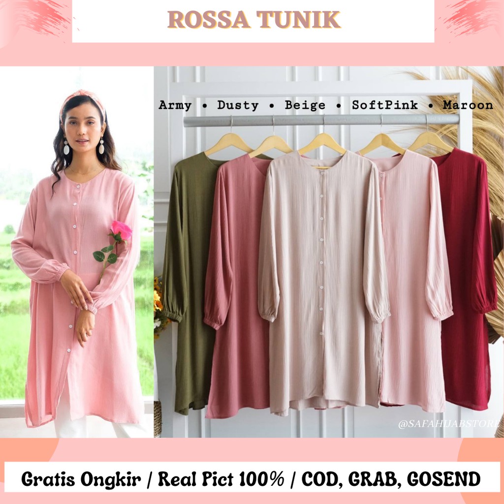 ROSSA TUNIK / TUNIK RAYON / JUMBO TUNIK / BUSUI