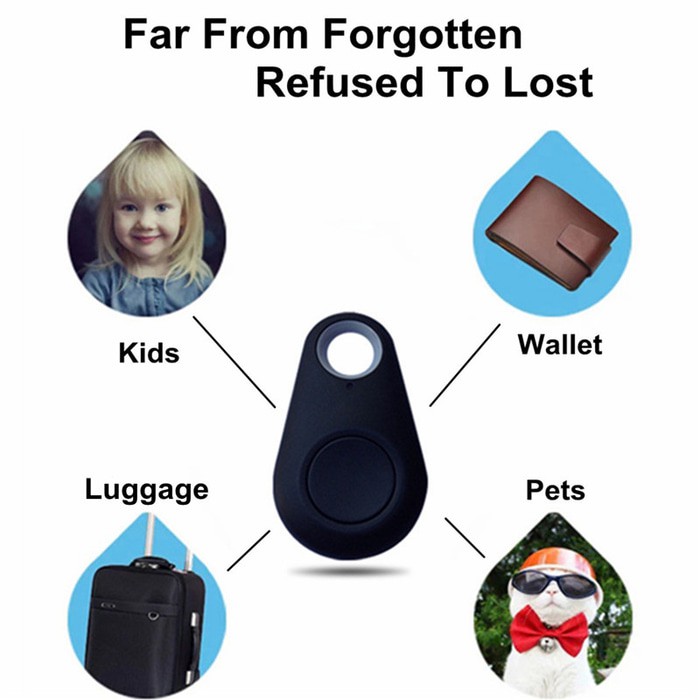 itag anti lost key finder locator wallet finder bluetooth Shutter GPS - Hitam