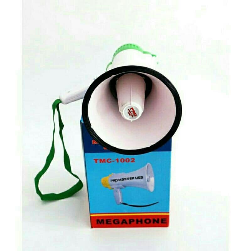 TOA MEGAPHONE TMC-1002 - PENGERAS SUARA - ALARM - REKAM - RECHARGEABLE