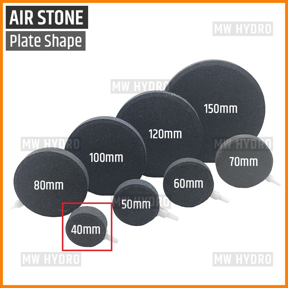 Air Stone / Batu Aerasi Gelembung Udara, Disc / Plate / Piring, 40 mm