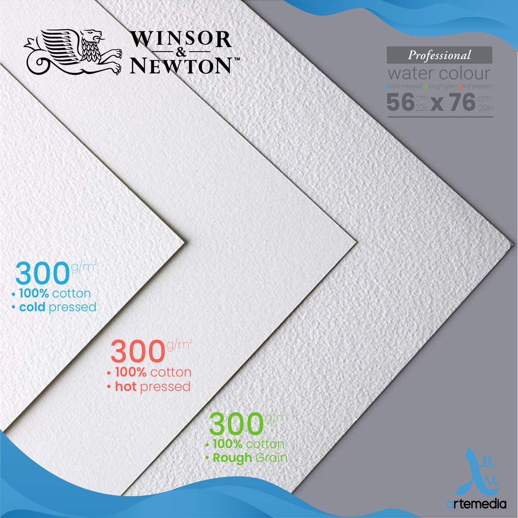Kertas Cat Air Winsor Newton Professional 56x76cm Kertas Cat Air Winsor Newton Professional 56x76cm