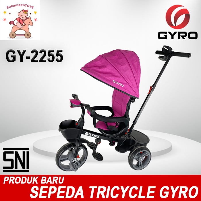 SEPEDA STROLER ANAK GYRO 2255 Pink - SNI