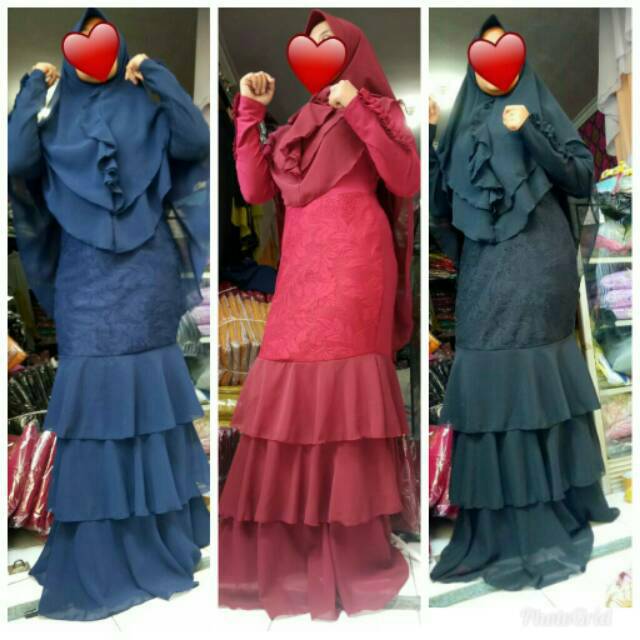 Duyung mermaid gamis set