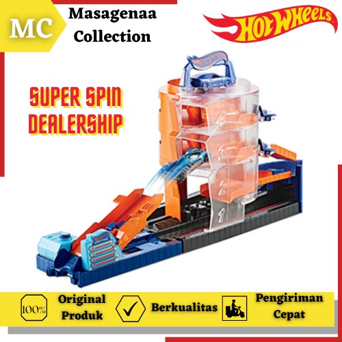 Mainan Lintasan Jalanan Arena Trek Kota Hot Wheels Hotwheels Hotwheel Track City Super Spin Murah